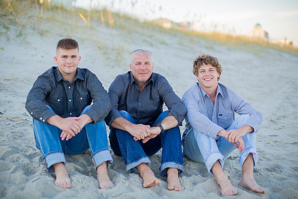 Family Beach Portrait Photography on Pleasure Island, NC:  Carolina Beach, Kure Beach, Fort Fisher