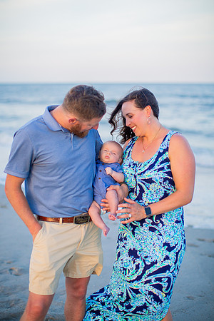 Family Beach Portrait Photography on Pleasure Island, NC:  Carolina Beach, Kure Beach, Fort Fisher