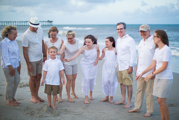 Family Beach Portrait Photography on Pleasure Island, NC:  Carolina Beach, Kure Beach, Fort Fisher