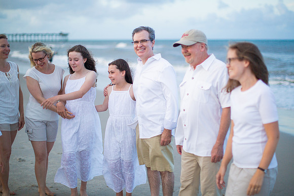 Family Beach Portrait Photography on Pleasure Island, NC:  Carolina Beach, Kure Beach, Fort Fisher