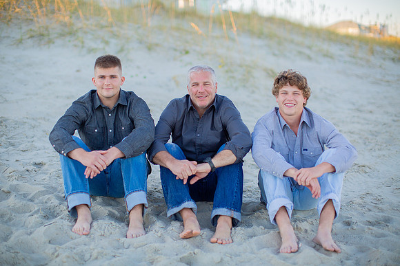 Family Beach Portrait Photography on Pleasure Island, NC:  Carolina Beach, Kure Beach, Fort Fisher