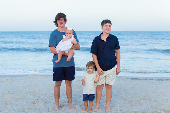 Family Beach Portrait Photography on Pleasure Island, NC:  Carolina Beach, Kure Beach, Fort Fisher