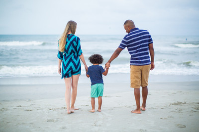 Family Beach Portrait Photography on Pleasure Island, NC:  Carolina Beach, Kure Beach, Fort Fisher