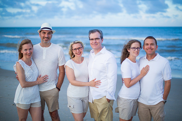 Family Beach Portrait Photography on Pleasure Island, NC:  Carolina Beach, Kure Beach, Fort Fisher