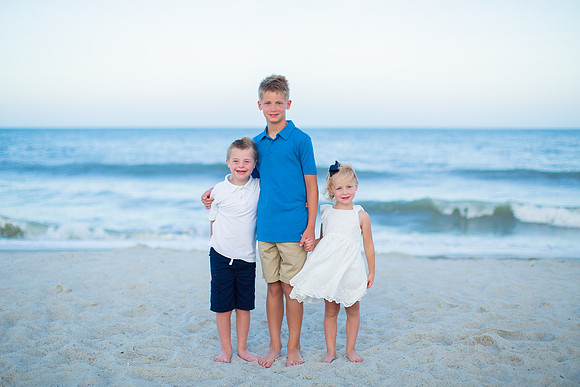 Family Beach Portrait Photography on Pleasure Island, NC:  Carolina Beach, Kure Beach, Fort Fisher