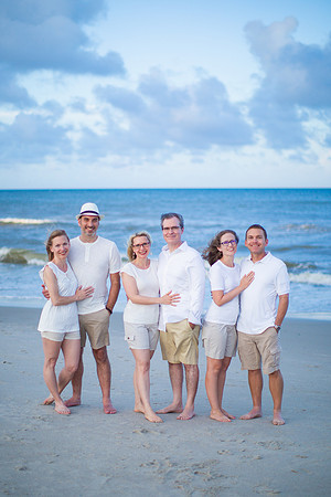 Family Beach Portrait Photography on Pleasure Island, NC:  Carolina Beach, Kure Beach, Fort Fisher