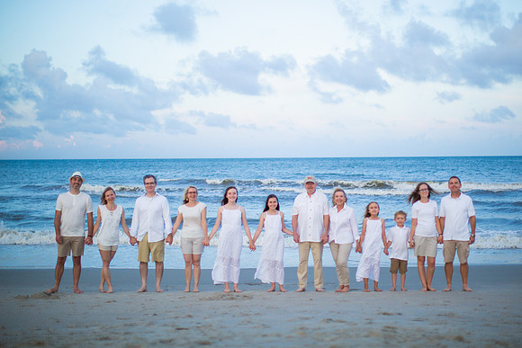 Family Beach Portrait Photography on Pleasure Island, NC:  Carolina Beach, Kure Beach, Fort Fisher