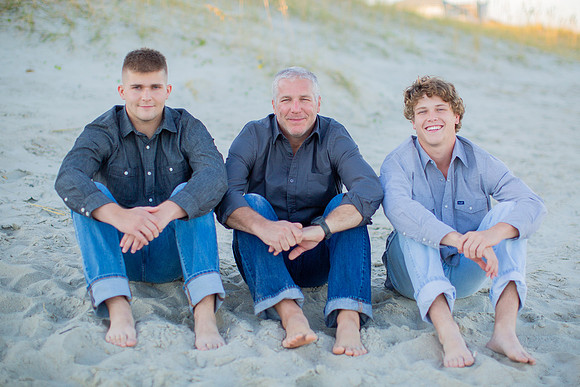 Family Beach Portrait Photography on Pleasure Island, NC:  Carolina Beach, Kure Beach, Fort Fisher