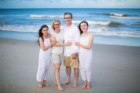 Family Beach Portrait Photography on Pleasure Island, NC:  Carolina Beach, Kure Beach, Fort Fisher