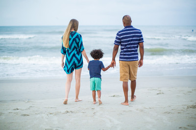 Family Beach Portrait Photography on Pleasure Island, NC:  Carolina Beach, Kure Beach, Fort Fisher