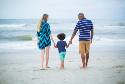 Family Beach Portrait Photography on Pleasure Island, NC:  Carolina Beach, Kure Beach, Fort Fisher