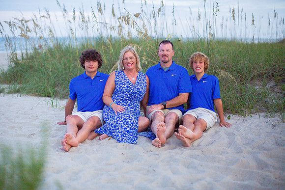 Family Beach Portrait Photography on Pleasure Island, NC:  Carolina Beach, Kure Beach, Fort Fisher