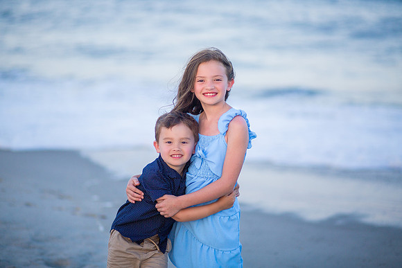 Family Beach Portrait Photography on Pleasure Island, NC:  Carolina Beach, Kure Beach, Fort Fisher