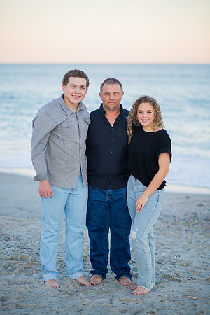 Family Beach Portrait Photography on Pleasure Island, NC:  Carolina Beach, Kure Beach, Fort Fisher
