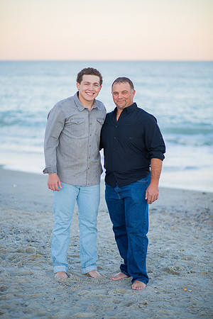 Family Beach Portrait Photography on Pleasure Island, NC:  Carolina Beach, Kure Beach, Fort Fisher
