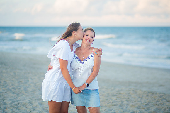 Family Beach Portrait Photography on Pleasure Island, NC:  Carolina Beach, Kure Beach, Fort Fisher