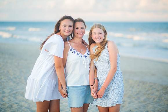 Family Beach Portrait Photography on Pleasure Island, NC:  Carolina Beach, Kure Beach, Fort Fisher