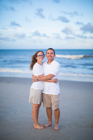 Family Beach Portrait Photography on Pleasure Island, NC:  Carolina Beach, Kure Beach, Fort Fisher