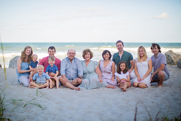 Family Beach Portrait Photography on Pleasure Island, NC:  Carolina Beach, Kure Beach, Fort Fisher