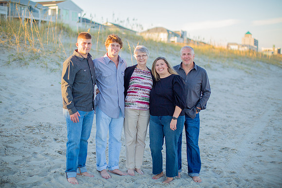 Family Beach Portrait Photography on Pleasure Island, NC:  Carolina Beach, Kure Beach, Fort Fisher