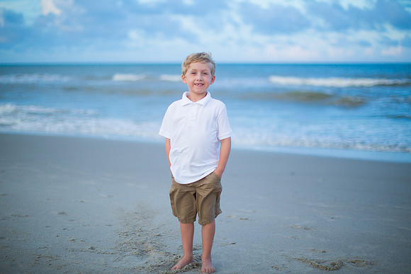 Family Beach Portrait Photography on Pleasure Island, NC:  Carolina Beach, Kure Beach, Fort Fisher
