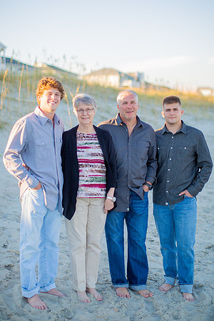 Family Beach Portrait Photography on Pleasure Island, NC:  Carolina Beach, Kure Beach, Fort Fisher