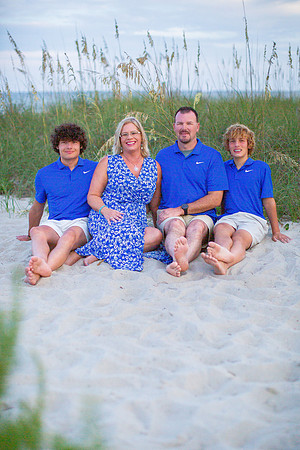 Family Beach Portrait Photography on Pleasure Island, NC:  Carolina Beach, Kure Beach, Fort Fisher