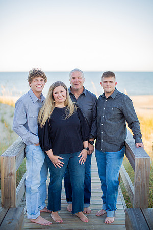 Family Beach Portrait Photography on Pleasure Island, NC:  Carolina Beach, Kure Beach, Fort Fisher