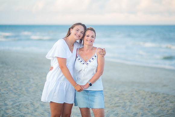 Family Beach Portrait Photography on Pleasure Island, NC:  Carolina Beach, Kure Beach, Fort Fisher