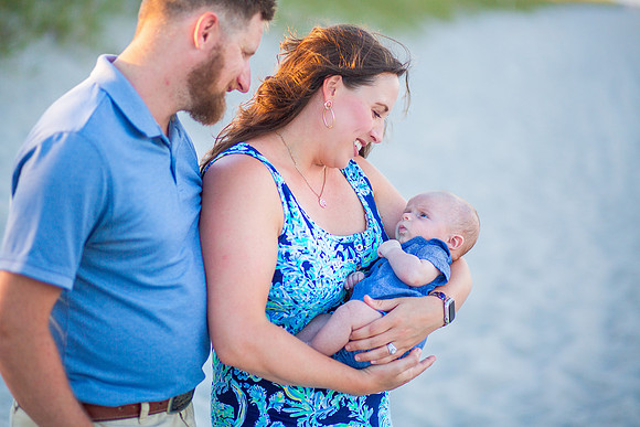 Family Beach Portrait Photography on Pleasure Island, NC:  Carolina Beach, Kure Beach, Fort Fisher