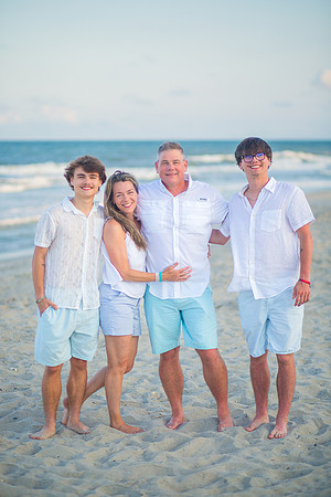 Family Beach Portrait Photography on Pleasure Island, NC:  Carolina Beach, Kure Beach, Fort Fisher