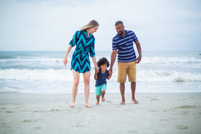 Family Beach Portrait Photography on Pleasure Island, NC:  Carolina Beach, Kure Beach, Fort Fisher