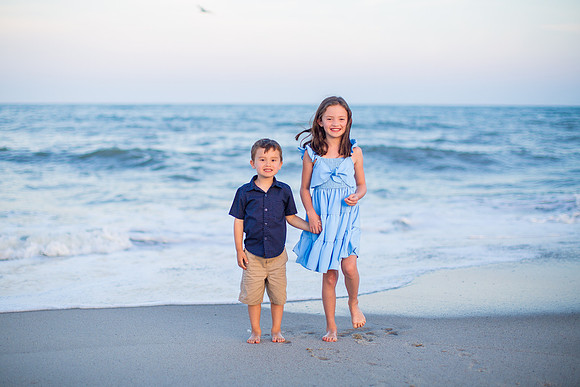 Family Beach Portrait Photography on Pleasure Island, NC:  Carolina Beach, Kure Beach, Fort Fisher