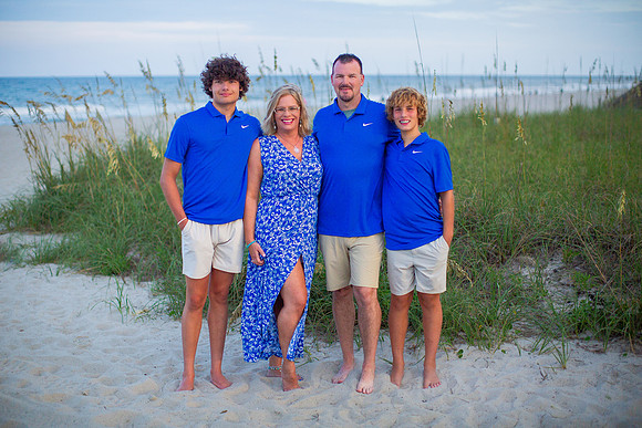 Family Beach Portrait Photography on Pleasure Island, NC:  Carolina Beach, Kure Beach, Fort Fisher
