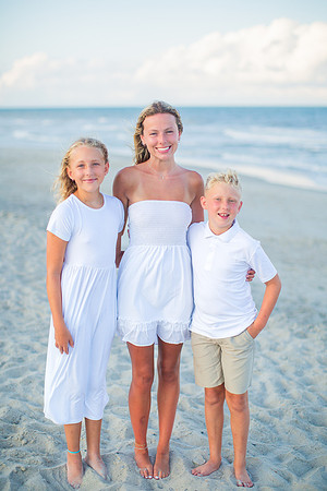 Family Beach Portrait Photography on Pleasure Island, NC:  Carolina Beach, Kure Beach, Fort Fisher