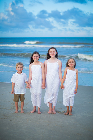 Family Beach Portrait Photography on Pleasure Island, NC:  Carolina Beach, Kure Beach, Fort Fisher