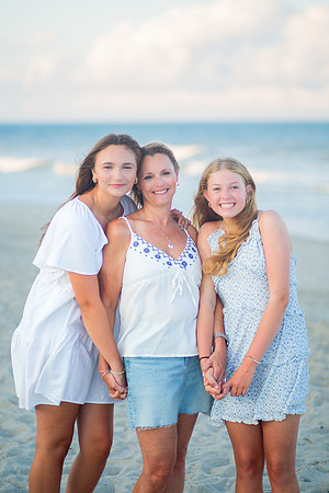 Family Beach Portrait Photography on Pleasure Island, NC:  Carolina Beach, Kure Beach, Fort Fisher