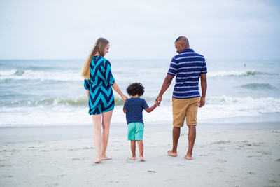 Family Beach Portrait Photography on Pleasure Island, NC:  Carolina Beach, Kure Beach, Fort Fisher