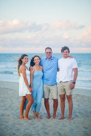 Family Beach Portrait Photography on Pleasure Island, NC:  Carolina Beach, Kure Beach, Fort Fisher