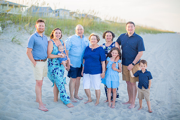 Family Beach Portrait Photography on Pleasure Island, NC:  Carolina Beach, Kure Beach, Fort Fisher