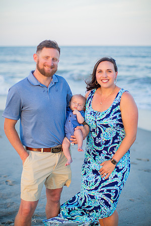 Family Beach Portrait Photography on Pleasure Island, NC:  Carolina Beach, Kure Beach, Fort Fisher